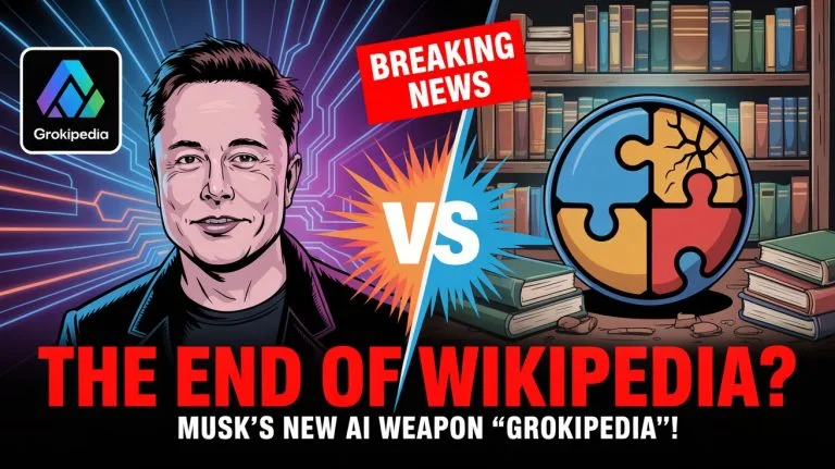 Grokipedia vs Wikipedia: Elon Musk-এর New AI War শুরু! জিতবে কে? | Bug Mohol
